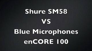 Video thumbnail for Blue Microphones enCORE 100 & Shure SM58 Comparison Review by HousetopMedia