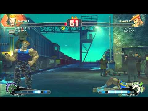 SSF4 Rank Match  ACE E I RI N (GU)  vs  neatbeat (AD)