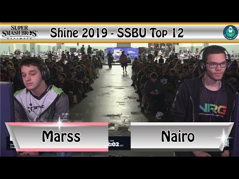 Super Smash Bros. Ultimate｜Shine 2019 - TOP 12｜Marss (ZSS) vs Nairo (Palutena)
