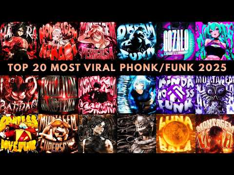 🎵🔥 TOP 20 MOST VIRAL PHONK/FUNK 2025 🔥🎵