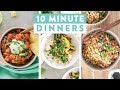 EASY 10 Minute Dinner Recipes Healthy Dinner Ideas