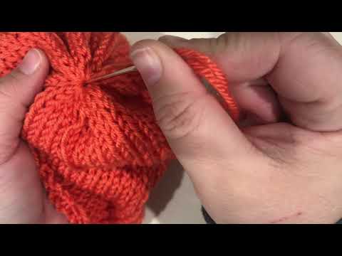Finishing a Knitted Hat (without decreases)