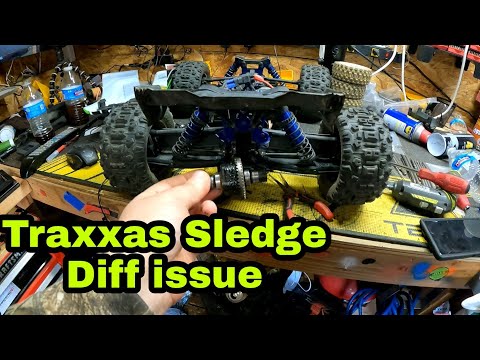 Traxxas Sledge Diff issue!!!!
