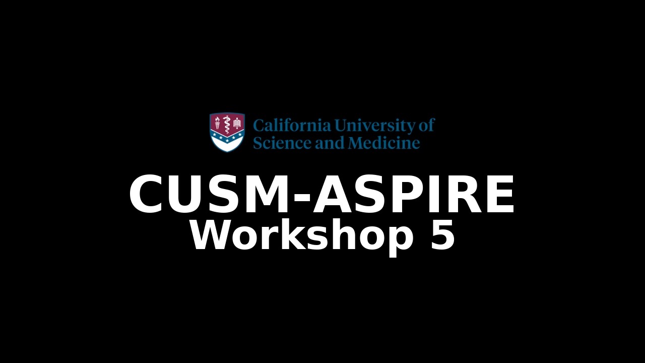 Workshop 5: Methodology