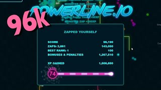 Powerline.io Coolmath WORLD RECORD | 96k