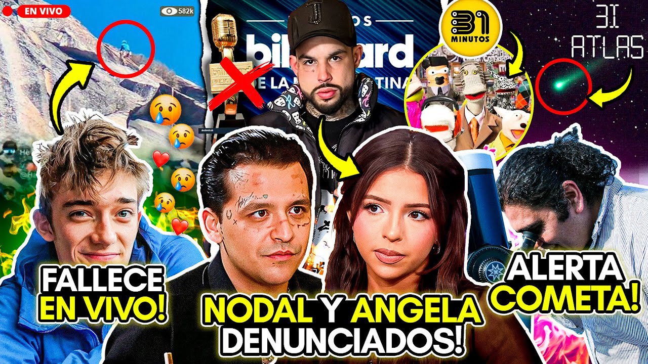 ANGELA y NODAL ACUSADOS! INFLUENCER TRANSMITE en VIVO SU MUERTE! ALERTA por EL COMETA 3I ATLAS!