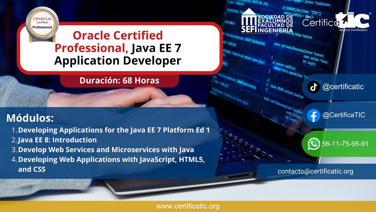 SEFI Oracle Certified Professional, Java EE 7 Application Developer