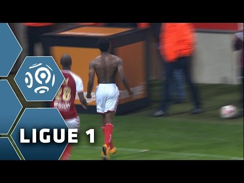 Goal Benjamin MOUKANDJO (90') / Stade de Reims - Montpellier Hérault SC (1-0) (SdR - MHSC) 2014-15