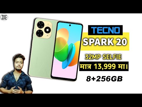 8+256GB मात्र १३,९९९ मा | Tecno Spark 20 Review नेपालीमा | Tecno Spark 20 Price in Nepal | TecNepal