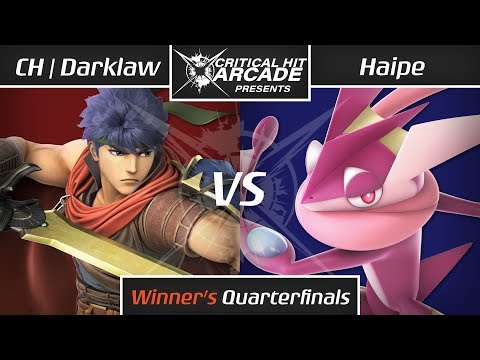 Haipe (Greninja) vs CH | Darklaw (Ike) - Winners Quarters - Critical Hit Colosseum #2