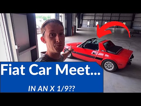 Thumbnail for Fiat CAR MEET... in an X 1/9?? HOW did I get THIS?? by FIA, Fiat, Car