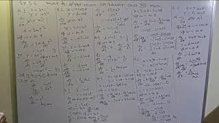 Download Lagu Class 12 Maths Ex-5.6 Question 1,2,3,4,5,6,9 Solution Thumbnail