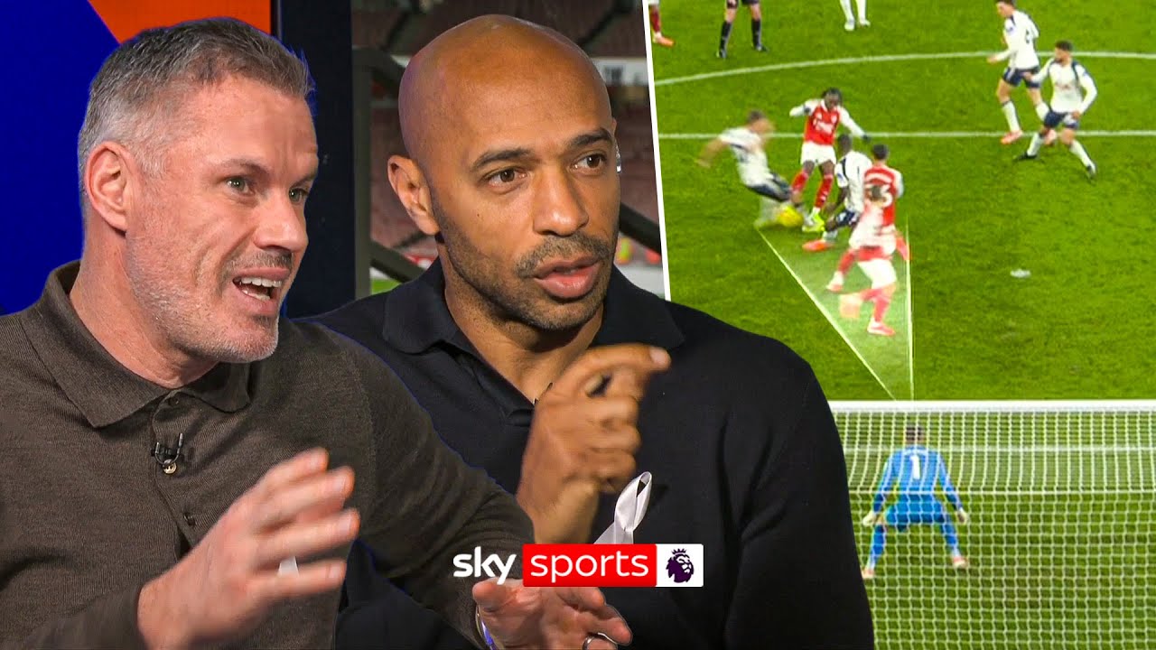 Jamie Carragher, Thierry Henry and Les Ferdinand ANALYSE Arsenal's 4-1 win over Spurs