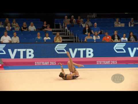 Inessa RIF (FIN) 2015 Rhythmic Worlds Stuttgart - Qualifications Clubs