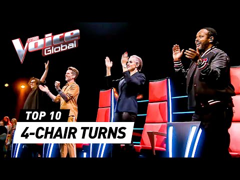 The BEST 4-CHAIR-TURN Blind Auditions of All Time