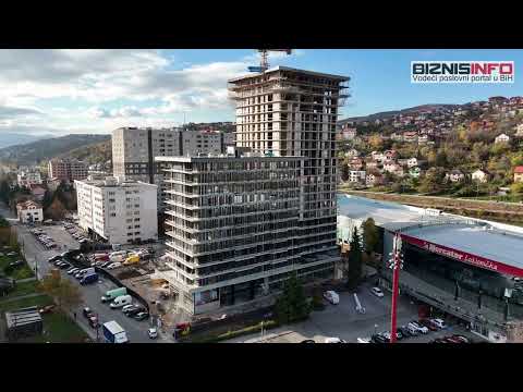 Zgrada “Moj Kvart” Sarajevo - Pogled iz zraka! Dron snimak novog stambenog kompleksa