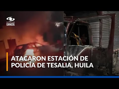 Noche de pánico en Tesalia tras ataques de las disidencias a la estación de Policía del municipio