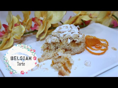BELGIAN TORTE /Shortbread cake with apricot filling you have to try!