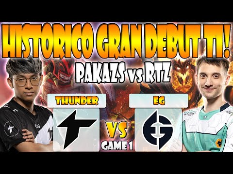 THUNDER AWAKEN VS EG BO3[GAME 1] PAKAZS VS ARTEEZY - THE INTERNATIONAL 11 - 2022 - DOTA 2