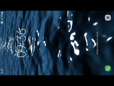 Relaxing Water Live Wallpaper Video