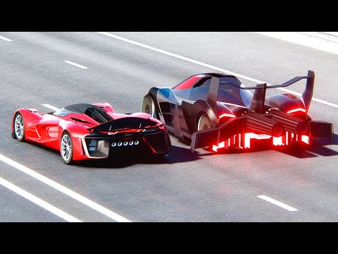 SRT Tomahawk vs Devel Sixteen GTR-S at 24 KM Drag Race