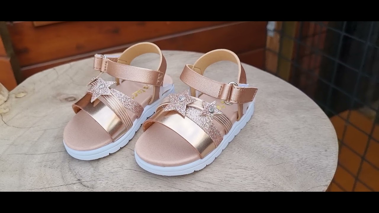 Babysandalen Stars Copper Maat 18-23