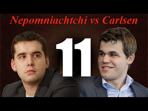 CHESS 503 Nepomniachtchi vs Carlsen - Game 11 - Match Point Number 1 - 2021 [C50]