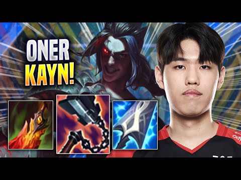 ONER IS A GOD WITH KAYN! - T1 Oner Plays Kayn JUNGLE vs Diana! | Season 2022