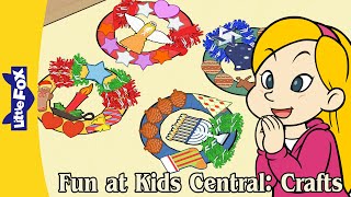 After-School Crafts! Bird Feeders, Sit-Upon & Holiday Wreath Angel! | Little Fox