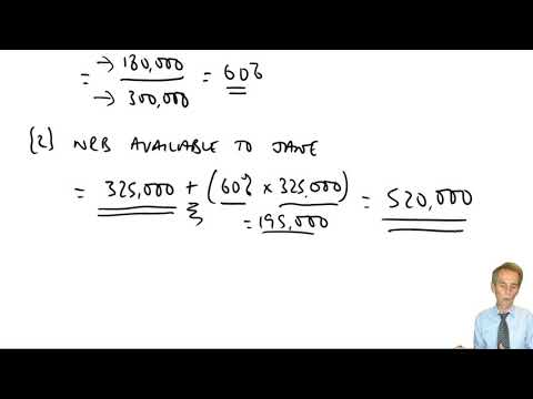 Transfer of unused nil rate band, Potentially Exempt Transfers (PET) – ACCA Taxation (TX-UK)