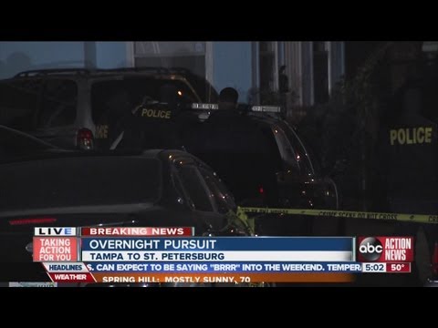 30-mile chase from Tampa to St. Pete