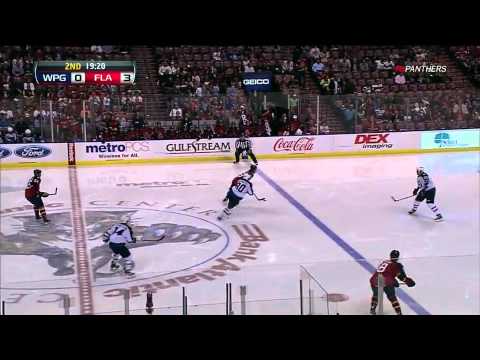 Winnipeg Jets @ Florida Panthers Highlights 4/3/12