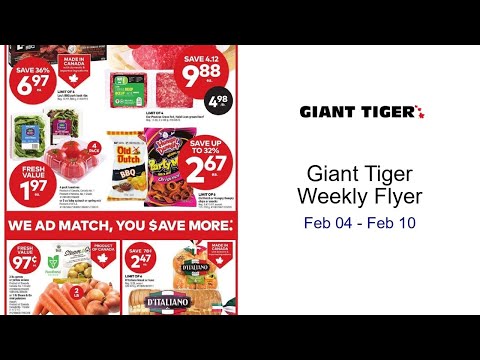 Giant Tiger Weekly Flyer Feb 04 - Feb 10