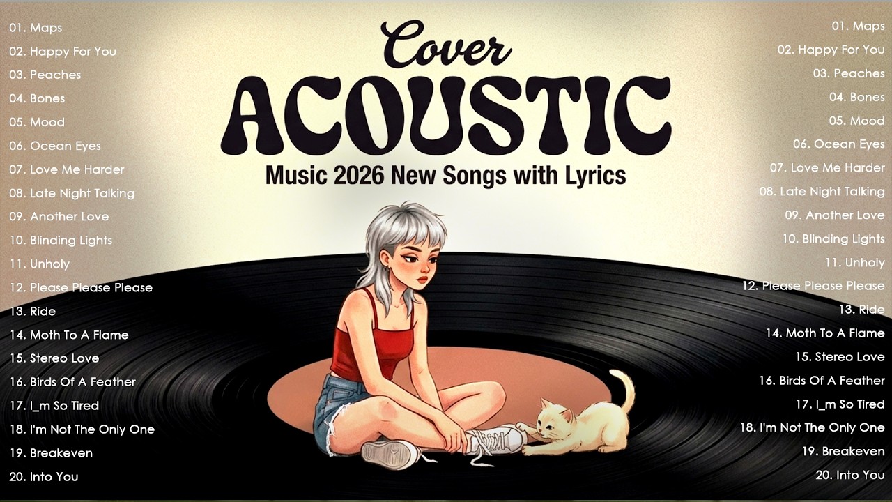 Acoustic Songs with Lyrics 2026 🌊 Best Soft Music 2026 New Songs to Wash Away Your Sadness