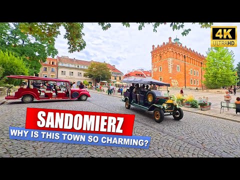 Charming Sandomierz: Peaceful Walking Tour through The Old Town | 4K