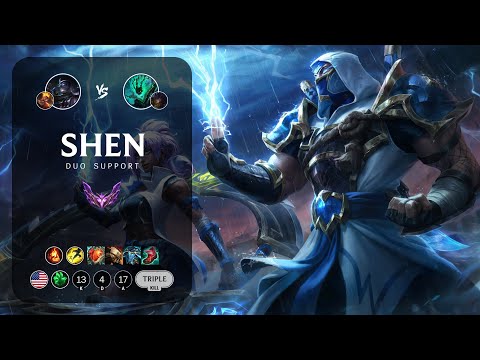 Shen Support vs Thresh - NA Master Patch 14.7