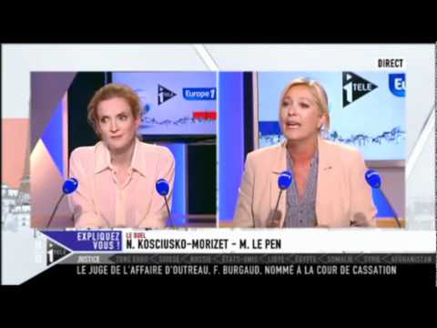 Marine Le Pen vs Nathalie Kosciusko Morizet (NKM)