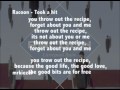 Racoon - Took a hit (album version + lyrics)