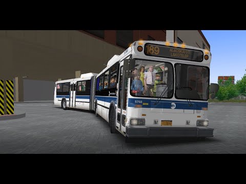 OMSI 2: MTA New York City Bus 2003 New Flyer D60HF 5768 On The 189 Del-Pest Route