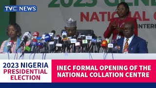 [Must Watch] INEC Formally Opens National Collation Centre For 2023 Presidential Election