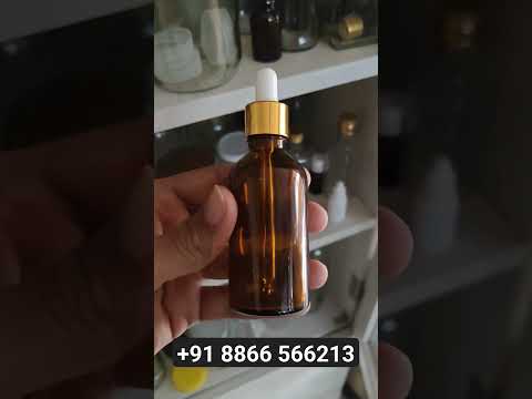 50 Ml Amber Glass Dropper Bottles