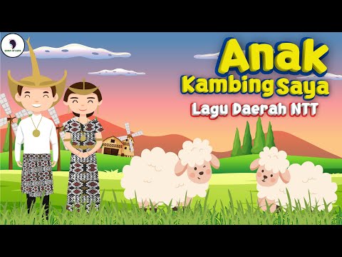 Anak Kambing Saya (Caca Marica Hei Hei) - Lagu Daerah NTT (Video Lirik) Song of Kids