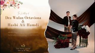 Download lagu LIVE FROM THE WEDDING ' DEA WULAN OCTAVIONA & HASBI ALI HAMDI ' mp3