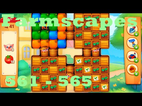 Farmscapes Level 561 - 565 HD Gameplay Walkthrough |  3 - match game | android | ios | pc | app