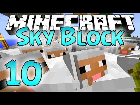 Minecraft: SkyBlock Survival Episode 10 - FARM ANIMAL ARMY!