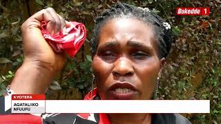 Download the video "Agataliikonfuufu Omukazi yeegaanye omusajja amulumiriza okumuzaalamu  omwana."