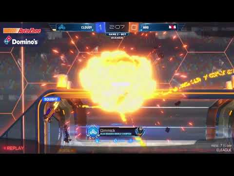 SQUISHY DEMO PLAY AGAINST NRG - E LEAGUE ROCKET LEAGUE