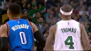 Russell Westbrook - Oklahoma City Thunder - Isaiah Thomas - Boston Celtics