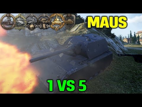 World Of Tanks | Maus - 10800 Damage - Average VS Noobs