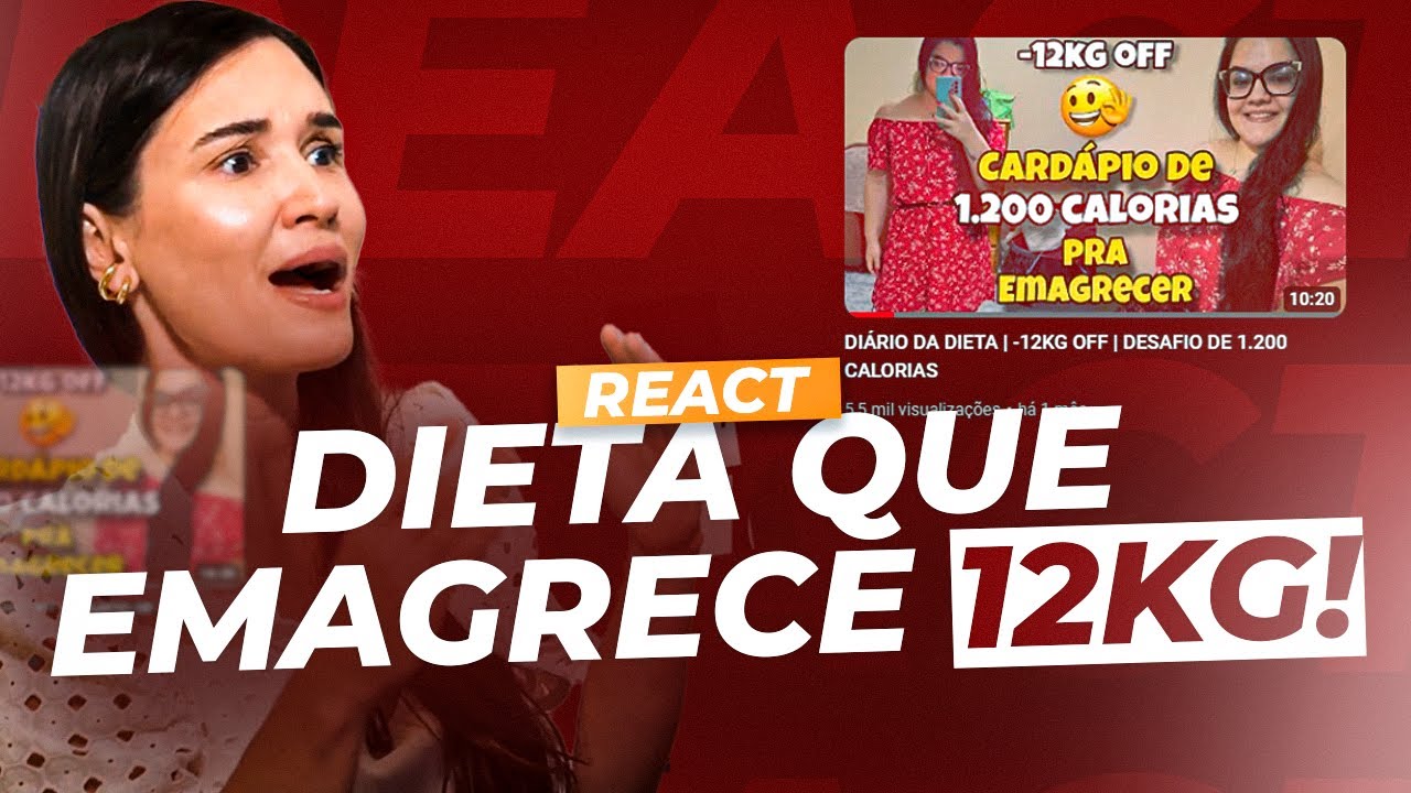 DIETA QUE EMAGRECE 12 KG!